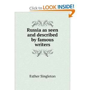   as seen and described by famous writers Esther Singleton Books