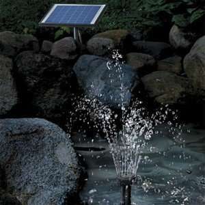  Large Solar Pump with Battery Pack Patio, Lawn & Garden
