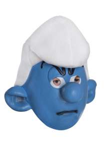 Smurfs Movie 3/4 Costume Child Mask  Grouchy Child *New  
