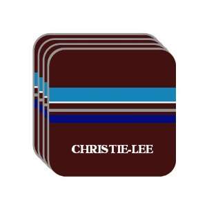  Personal Name Gift   CHRISTIE LEE Set of 4 Mini Mousepad 