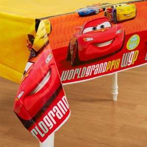  Lets Party By Hallmark Disney Cars 2 Plastic Tablecover 