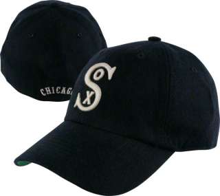 Chicago White Sox 47 Brand Navy Brooksby Cooperstown Fitted Hat 