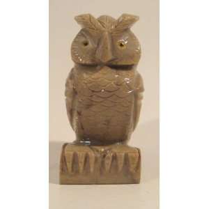  Soapstone Owl Figurine 6.0h Owl Stone Carving Everything 