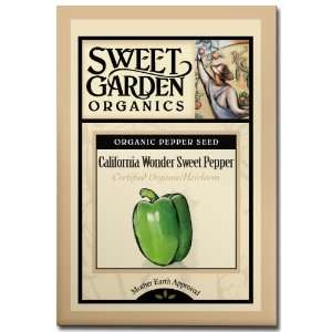  California Wonder Sweet Pepper   Certified Organic 