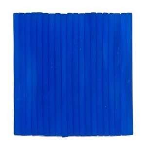    Murano Glass Tiles 2 x 2 Frosted Ciano 4 pack: Home Improvement