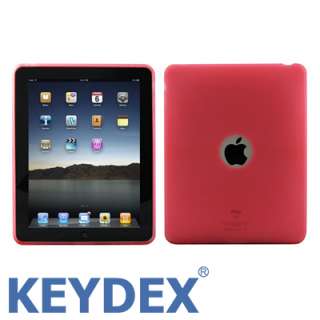 KEYDEX TPU Silicon HARD/SOFT Candy Skin Case Cover For iPad1  PINK