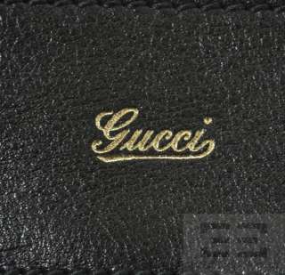 Gucci Black Monogram Canvas & Leather Trim Positano Scarf Tote  