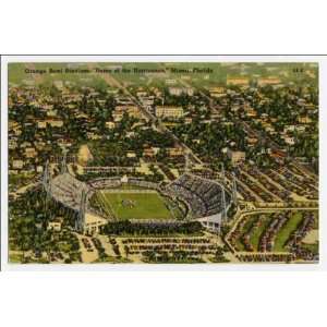   Bowl Stadium, Home of the Hurricanes, Miami, Florida