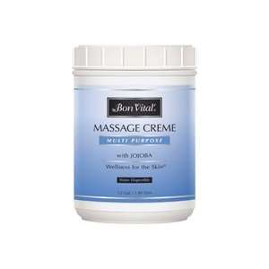 Bon Vital Multipurpose Massage Creme,unscented,1/2 Gallon Consistency 