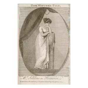 Sarah Siddons Actress as Hermione in Shakespeares the Winters Tale 