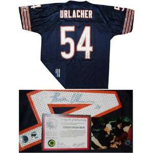  Brian Urlacher Chicago Bears Autographed Replica Navy Jersey 
