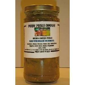 Organic Bread & Butter Pickles 12oz Grocery & Gourmet Food