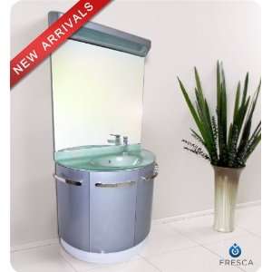   : Fresca Certo 40 Modern Bathroom Vanity   Silver: Home Improvement