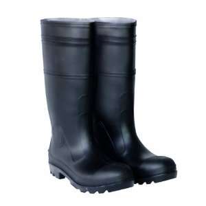  CLC Rain Wear R23013 Over The Sock Black PVC Rain Boot 