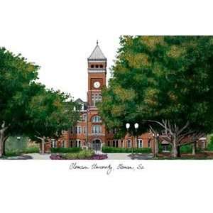  Clemson University Limited Edition Lithograph: Home 