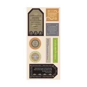 Chipboard Quote Stickers   Cat: Arts, Crafts & Sewing