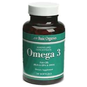  Omega 3 Natural Fish Oil 1000 mg.   50 Softgels: Health 