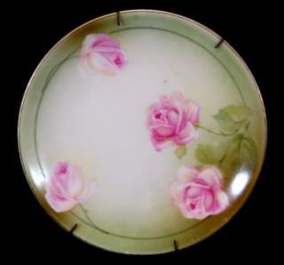 RS Germany Silesia Tillowitz Hanging Wall Plate Roses  