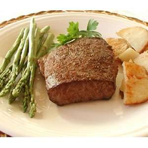 Six 8 oz. Prime Top Sirloin Steaks Grocery & Gourmet Food