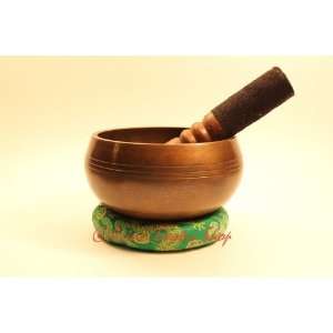 Singing Bowl with Striker and Cushion