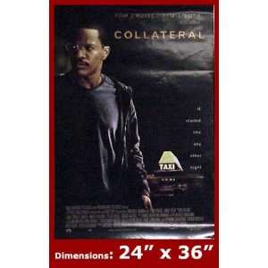  COLLATERAL Jamie Foxx Movie Poster 24x36 Everything 