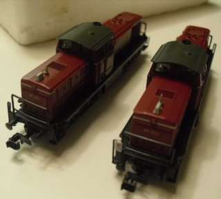 Lot 2 NON WORKING ROCO SHUNTERS BR 290 262 5 DB Locomotives N Scale 