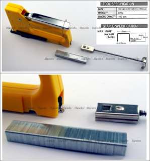   stapler tools for furniture display paper clinching free staples 400