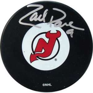  Zach Parise Autographed NJ Devils Hockey Puck Sports 