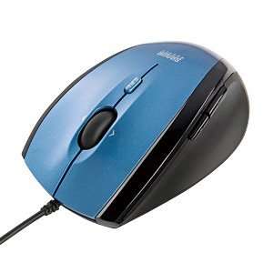  Sanwa Supply Laser Mouse USB 2.0 1600dpi 4 Button (Bl 