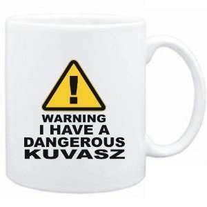  Mug White  WARNING : DANGEROUS Kuvasz  Dogs: Sports 