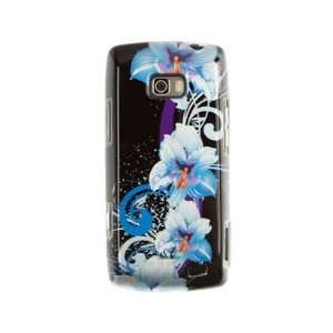   Phone Cover Case Blue Flower For LG Ally Cell Phones & Accessories