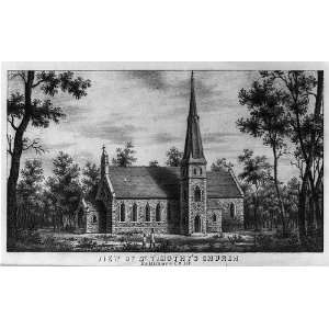  St Timothys Church,Baltimore Co,Maryland,MD