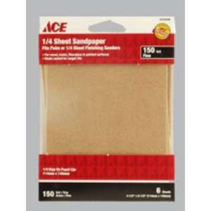  Sandpaper, Aluminum Oxide, Fine 150 Grit, For 1/4 Sheet 