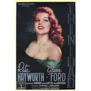  Affair in Trinidad (1952) 27 x 40 Movie Poster Italian 