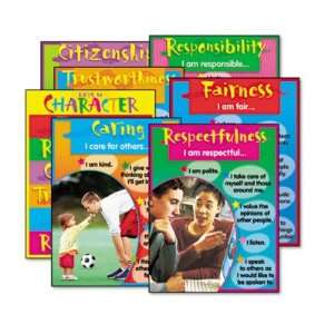  Character Learning Chart Combo Pack   17 x 22 Charts, 7 