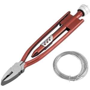    BIKEMASTER LARGE SAFETY WIRE PLIERS WITH 25 WIRE Automotive