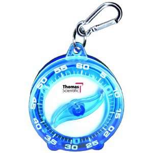 Thomas 1092 Blue/White Quick Timer with Lanyard and Key Chain, 2 1/2 