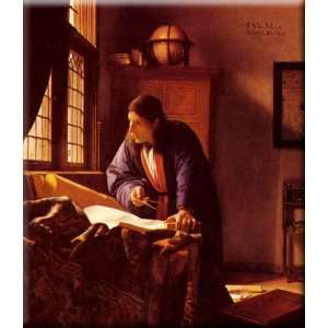   14x16 Streched Canvas Art by Vermeer, Johannes