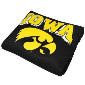    Iowa Hawkeyes Black Microbead Travel Pillow: Sports & Outdoors