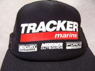   Marine Outboard Mariner Mesh Snapback Cap/Hat Tracker Marine WI  