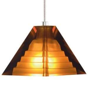  Pyramid Pendant by Tech Lighting : R034858   Shade : Amber 