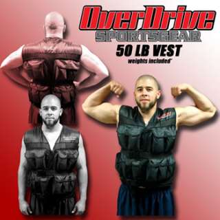 NEW 50LB pound Weighted Training Exercise Weight Vest  