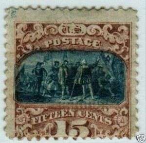 US Stamp 1869 15 c Scott 119 Mint OG $4000  