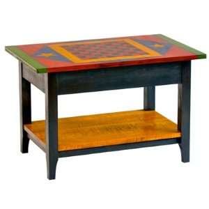  Coffee Table Game Board Shaker Painted Cork Cove 