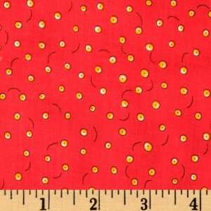  44 Wide Best Of Mary Lou Abstract Red/Yellow Fabric By 