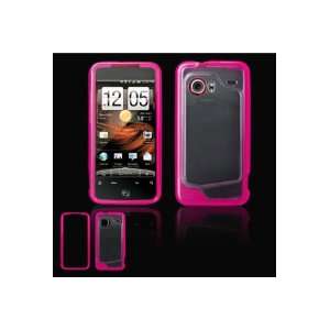   Flexible TPU Skin Case   Hot Pink/Clear: Cell Phones & Accessories