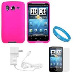 Rubberized Soft Silicone Skin Cover Case for AT&T Wireless HTC Inspire 