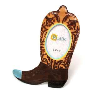  Cowgirl Boot Oval Frame 