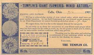1907 Color Advertising Postcard   Seed & Plant Co.  