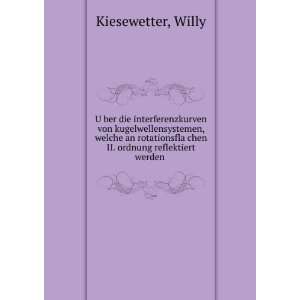   ?chen II. ordnung reflektiert werden Willy Kiesewetter Books